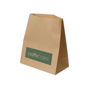 Decent - Kraft - Crafty Baker - Flat Bottom Bag