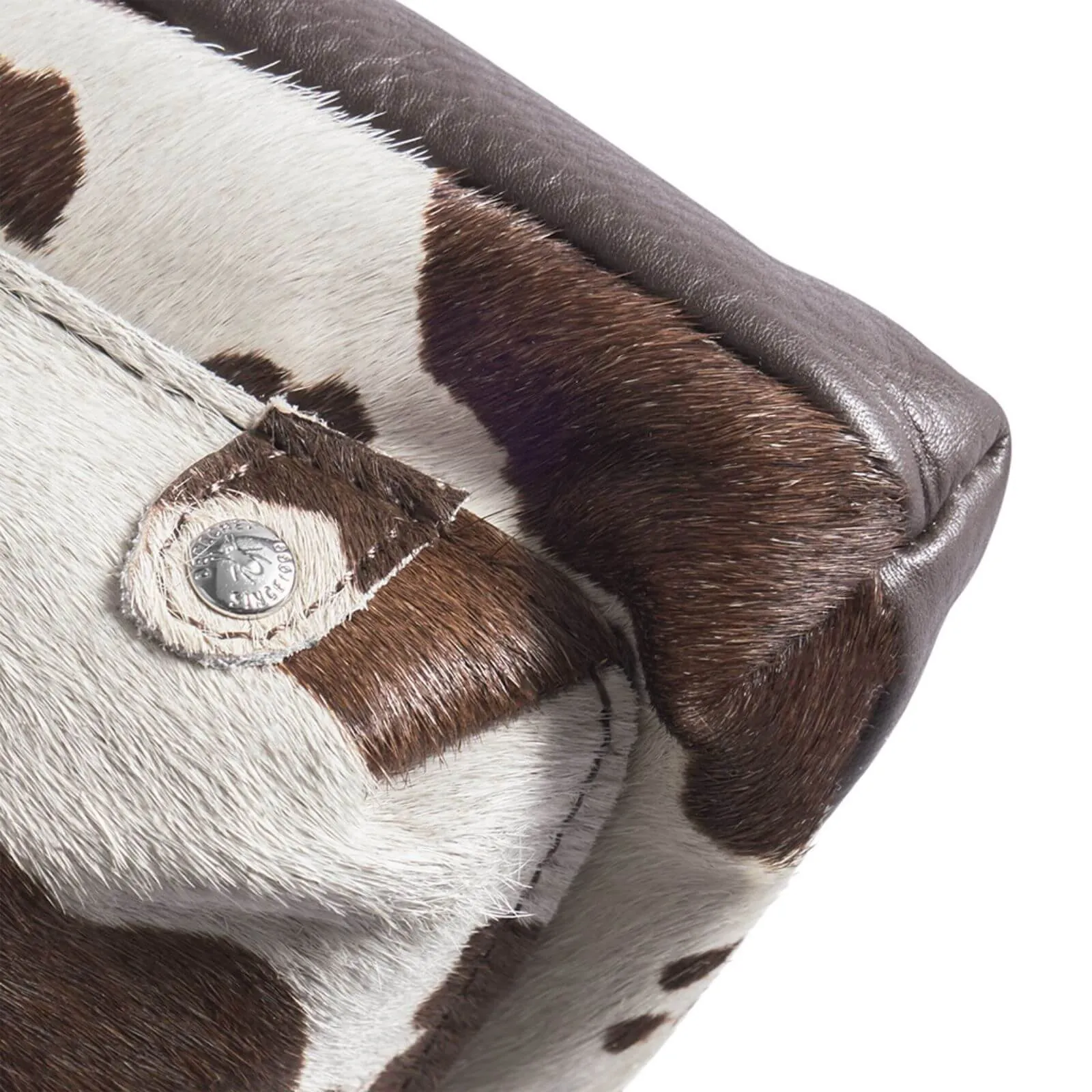 Depeche Brown Cow Leather Crossbody Bag