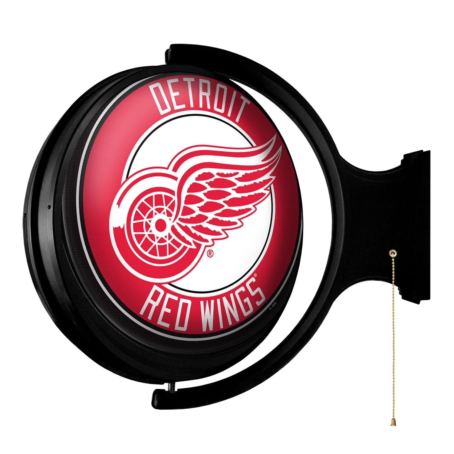 Detroit Red Wings: Original Round Rotating Lighted Wall Sign