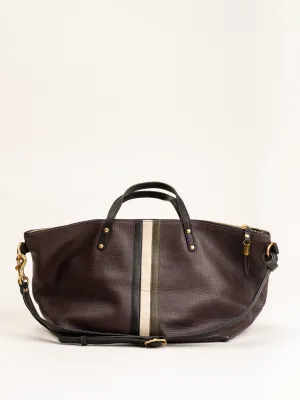 devon holdall - oxblood & petite lizard