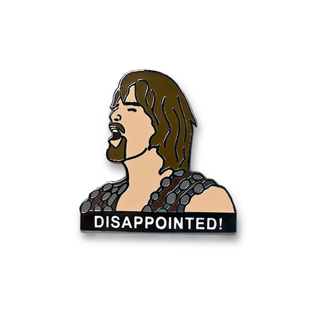Disappointed Meme Lapel Enamel Pin | Hercules: The Legendary Journeys (Kevin Sorbo)
