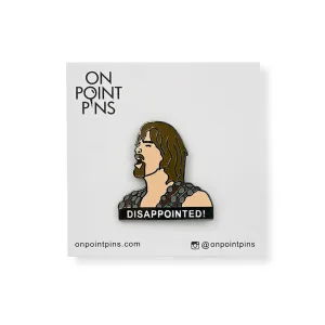 Disappointed Meme Lapel Enamel Pin | Hercules: The Legendary Journeys (Kevin Sorbo)