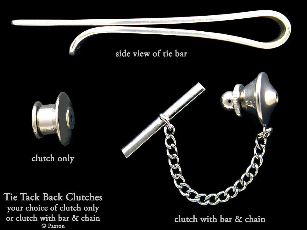 Eagle Head Tie Tack or Eagle Head Tie Bar / Tie Clip Sterling Silver