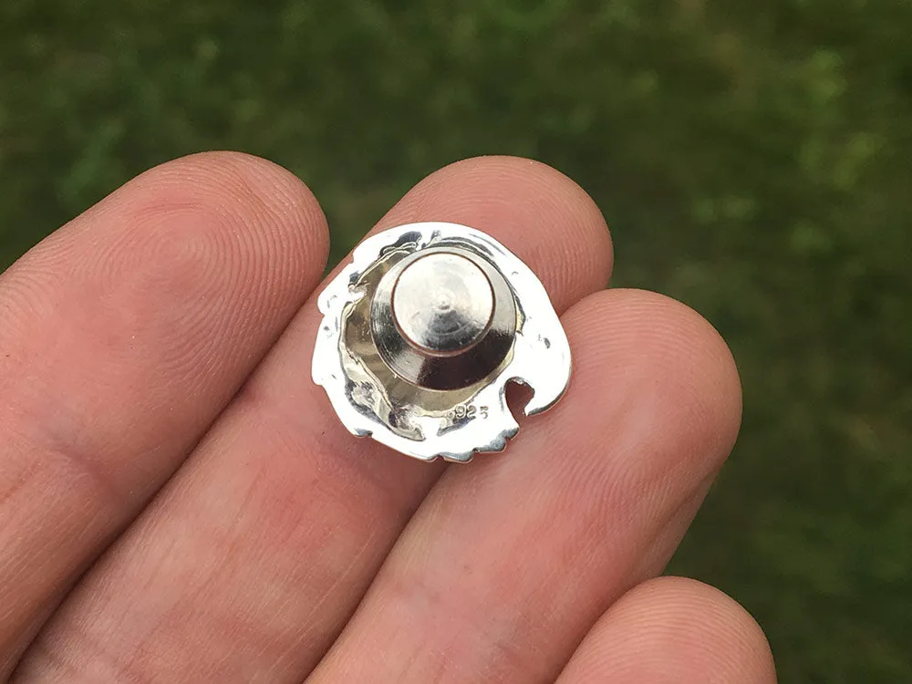 Eagle Head Tie Tack or Eagle Head Tie Bar / Tie Clip Sterling Silver