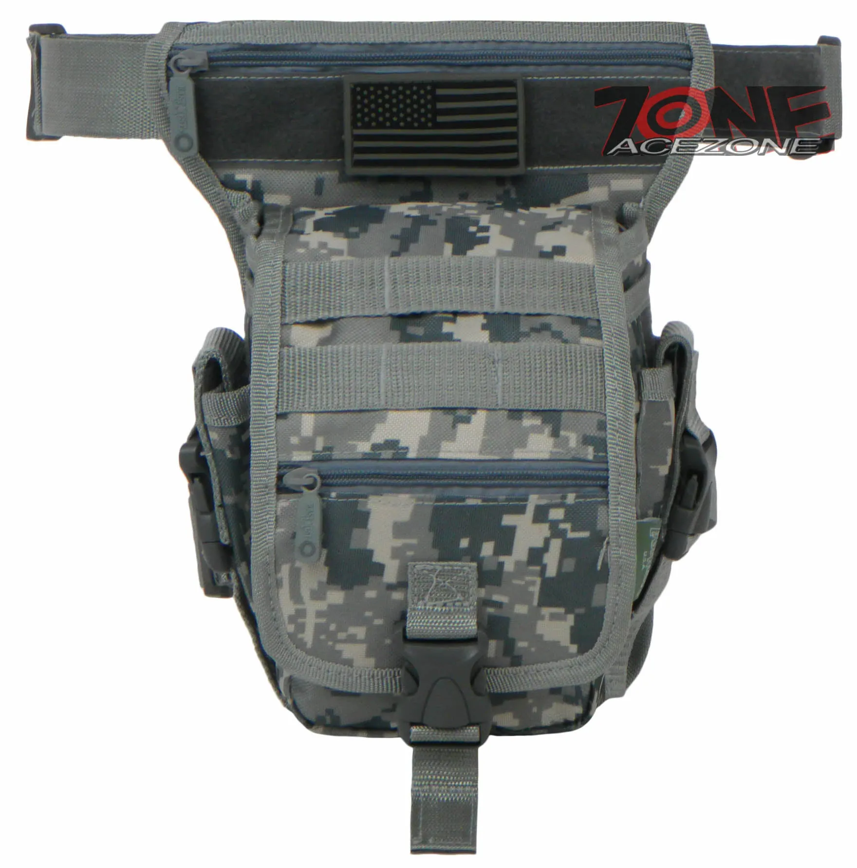 East West USA Tactical Thigh Pack Waist Belt Drop Leg Bag RTC519 ACU