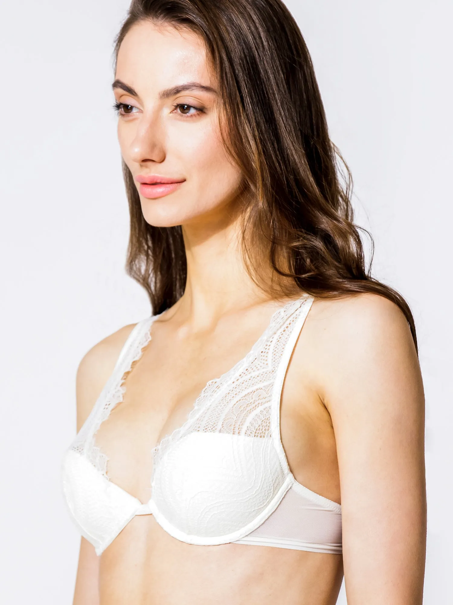 EDGED LACE BRALETTE SET