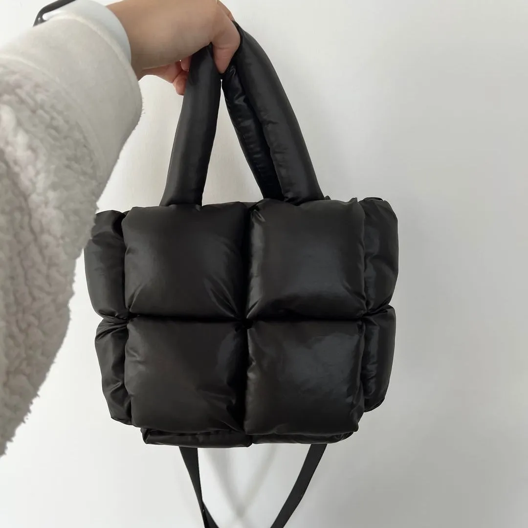 Elia Quilted Mini Puffer Tote Bag