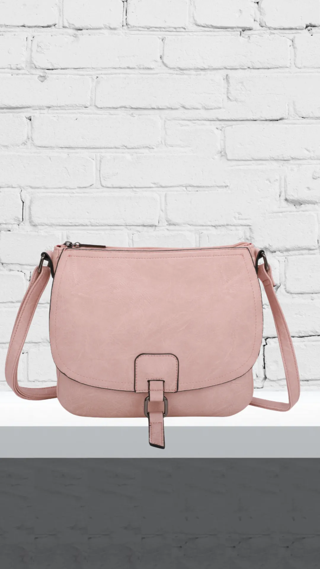 Eva - Soft Crossbody Bag Pink