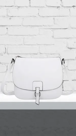 Eva - Soft Crossbody Bag White