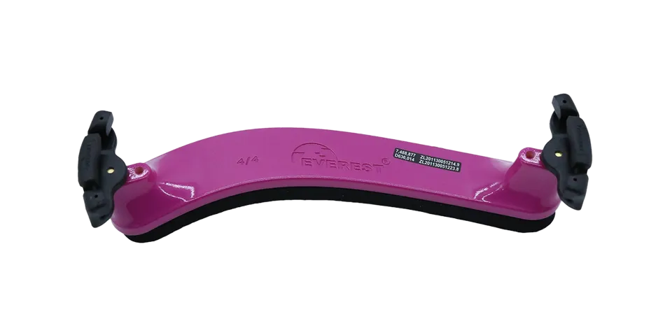Everest Spring Collection Violin Shoulder Rest - Hot Pink