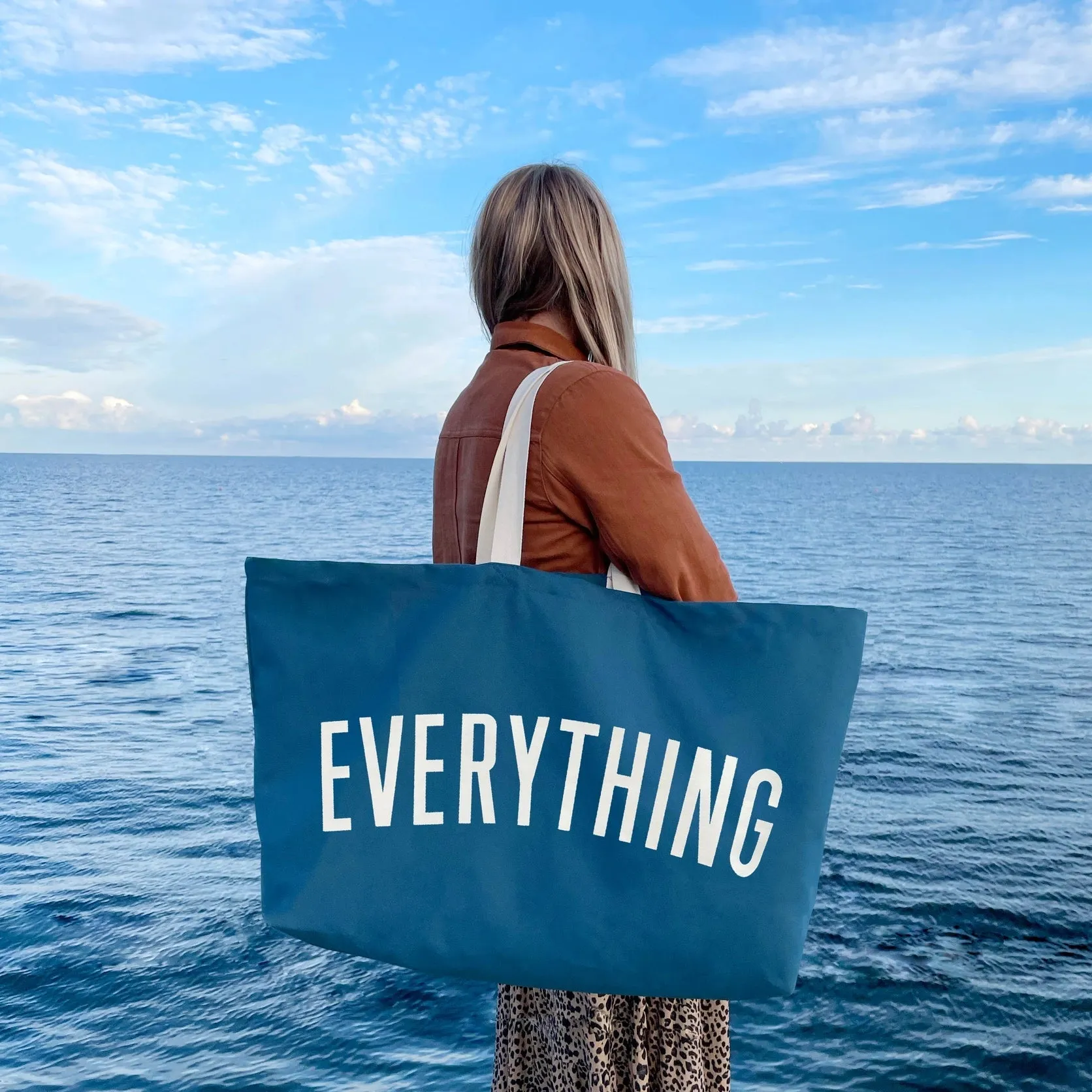 Everything - Ocean Blue REALLY Big Bag by Alphabet Bags