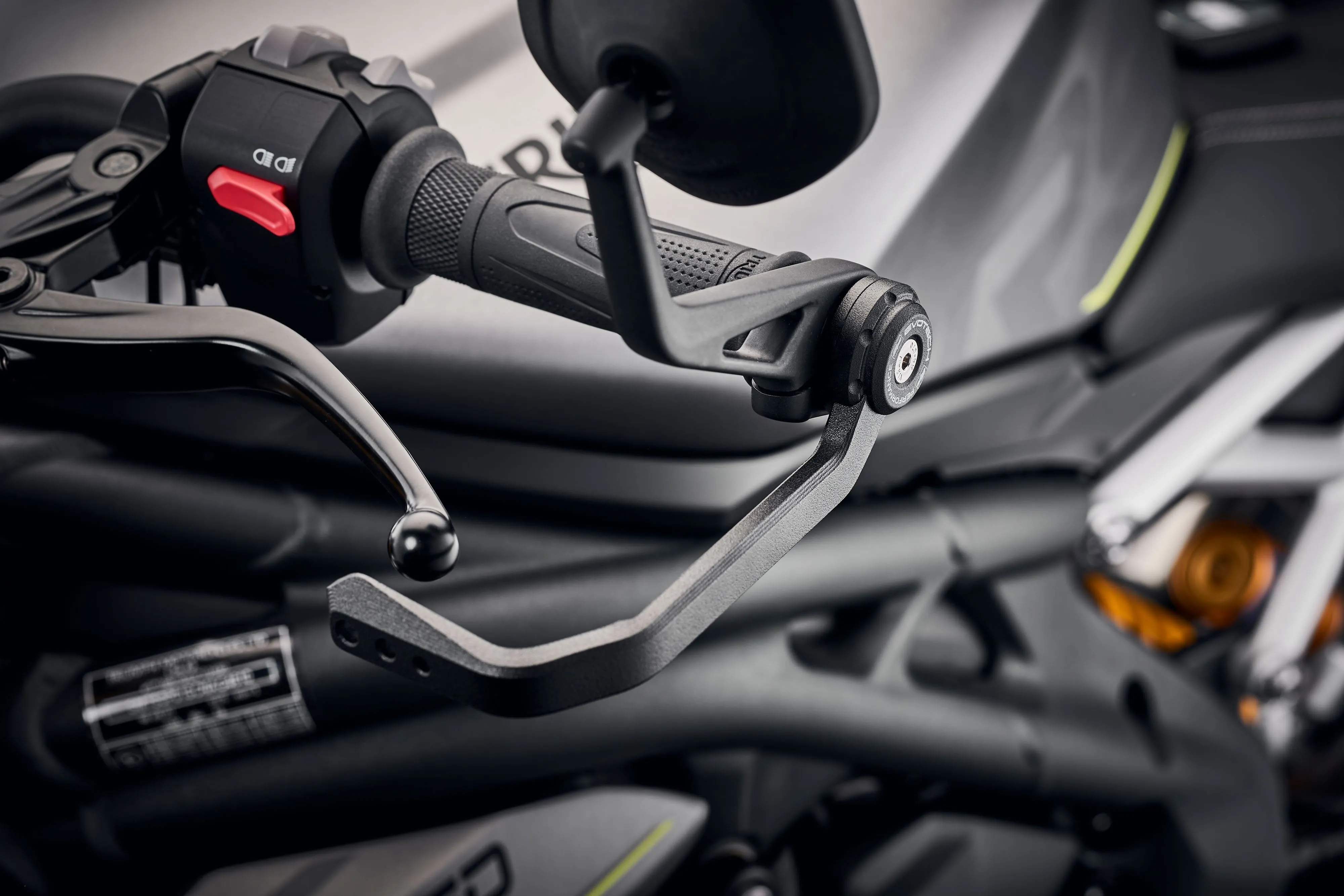 Evotech Triumph Street Triple S (660) Brake And Clutch Lever Protector Kit 2020  (Bar End Mirror Version)