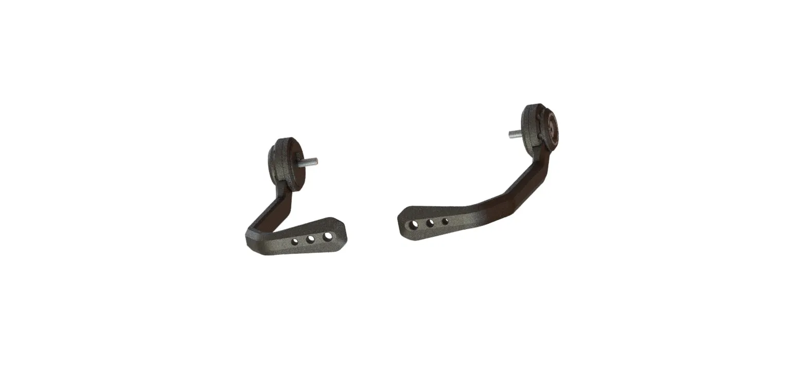 Evotech Triumph Street Triple S (660) Brake And Clutch Lever Protector Kit 2020  (Bar End Mirror Version)
