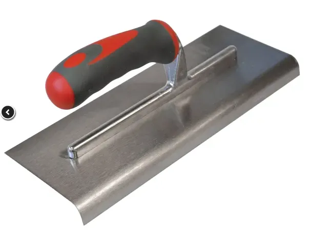Faithfull Edging Trowel Soft Grip Handle 11 x 4.3/4in