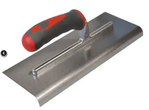 Faithfull Edging Trowel Soft Grip Handle 11 x 4.3/4in