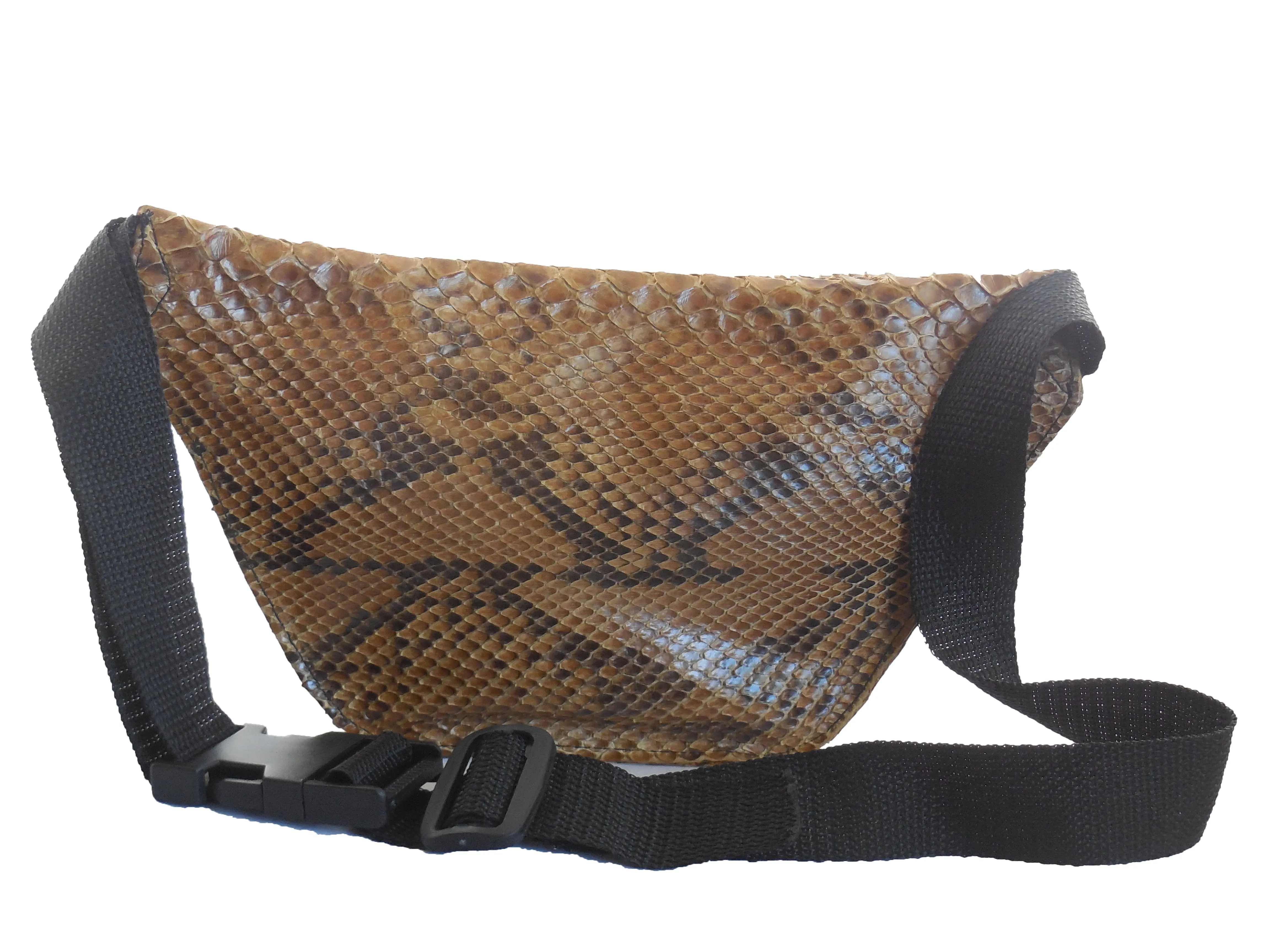 Fanny Pack - Waist Bag made from Snakeskin - On Sale