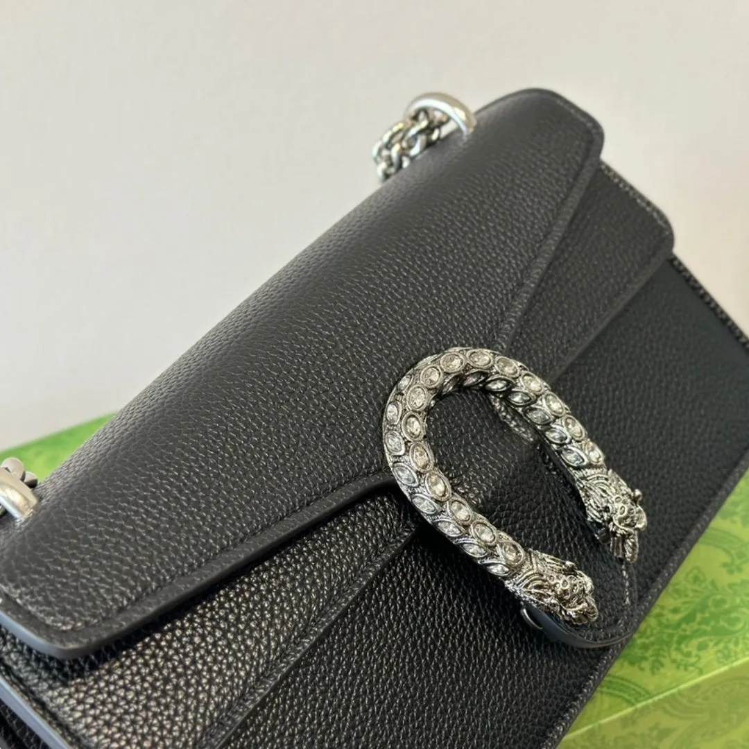 Fashion GG rhinestone crossbody shoulder bag