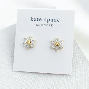 First Bloom Stud Earrings (Clear)