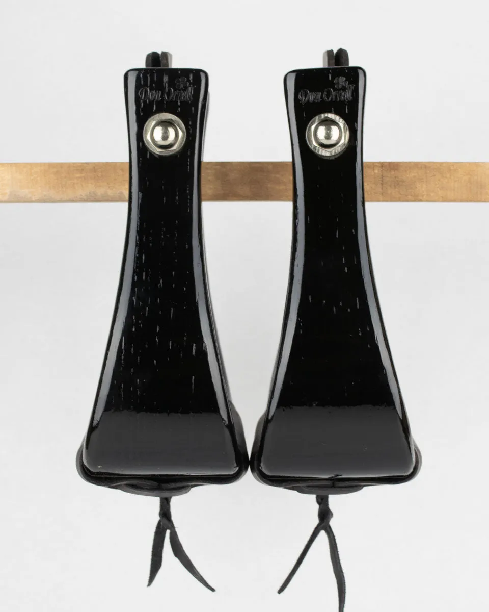 Flat Bottom - 3" Gloss Black