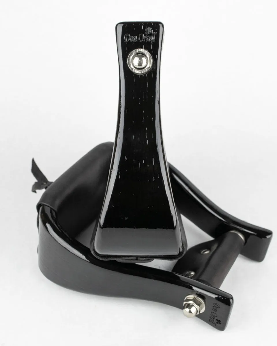 Flat Bottom - 3" Gloss Black