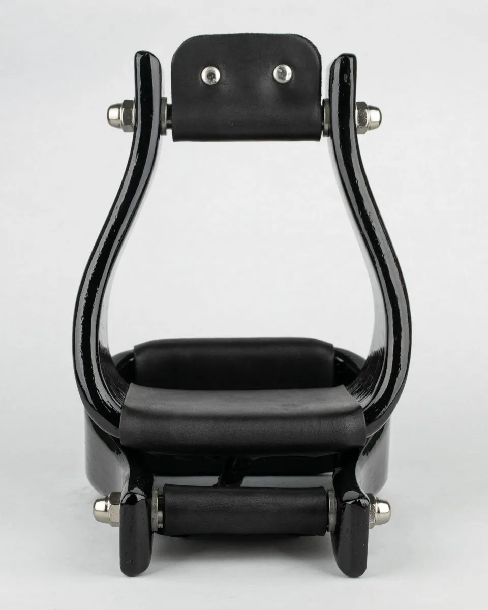 Flat Bottom - 3" Gloss Black