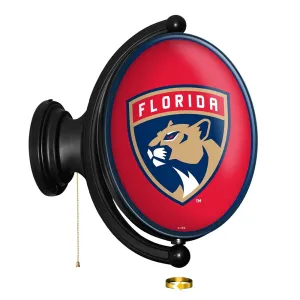 Florida Panthers: Original Oval Rotating Lighted Wall Sign