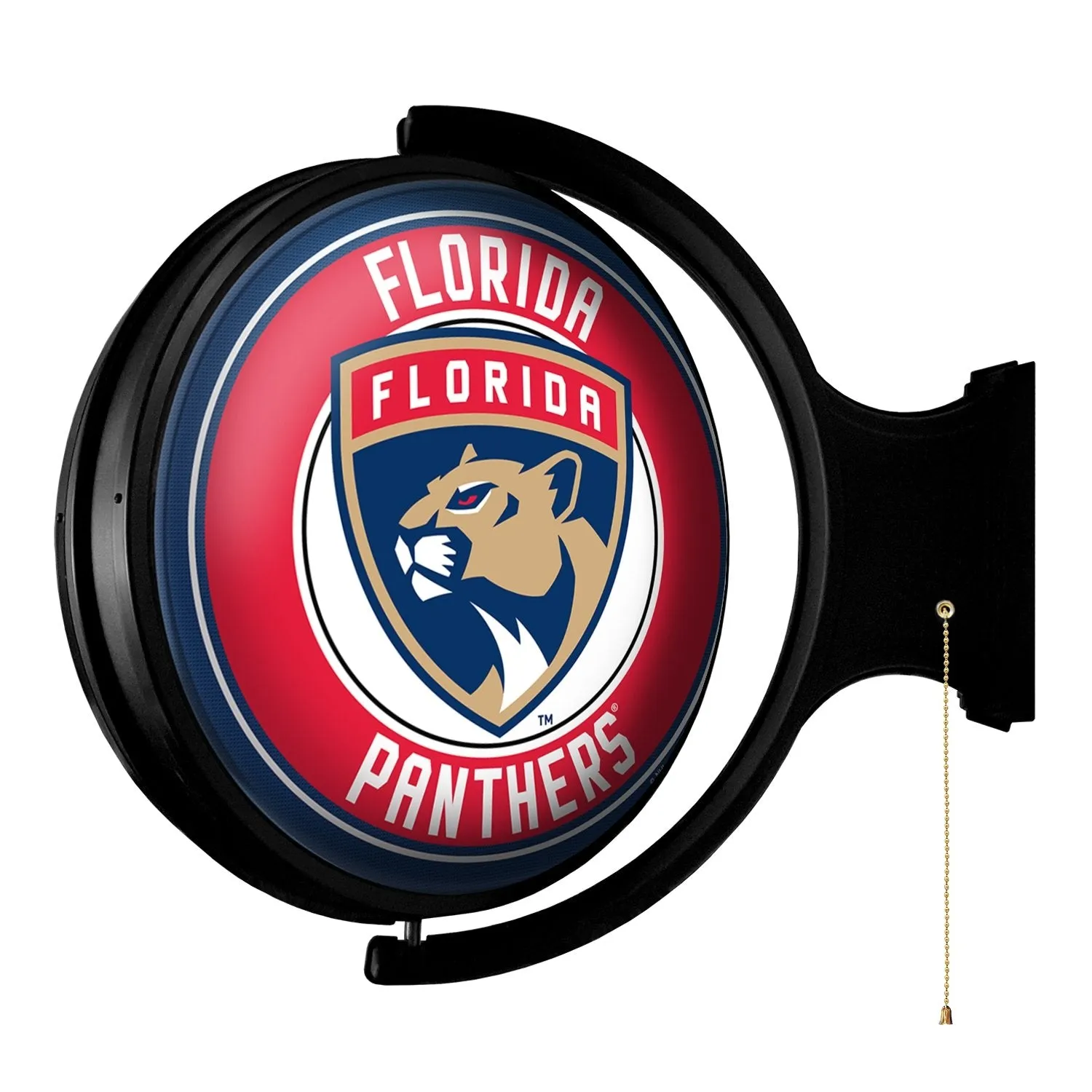 Florida Panthers: Original Round Rotating Lighted Wall Sign