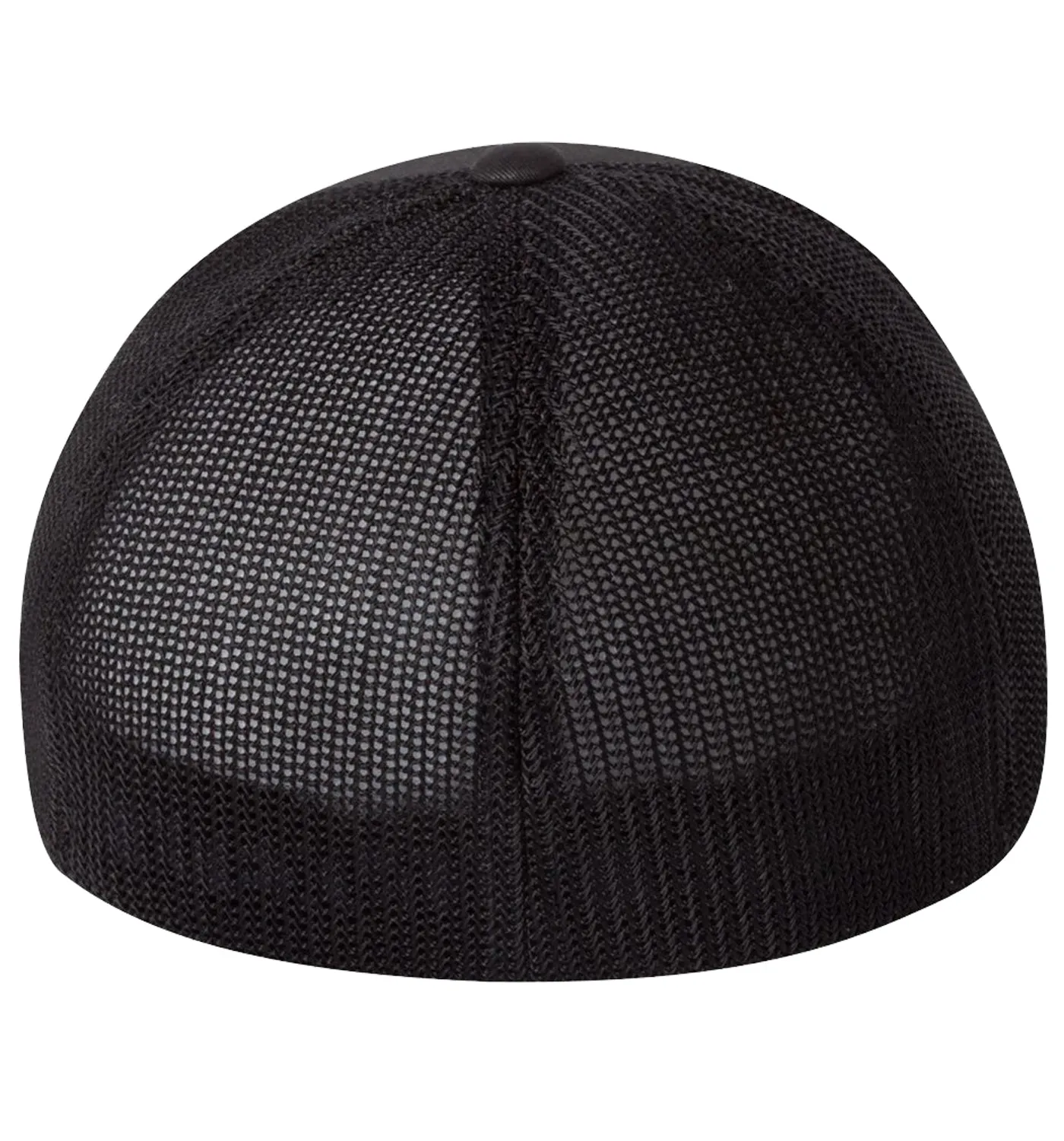 Flounder Kraken 6 Panel Trucker Flexfit Hat Black/Black