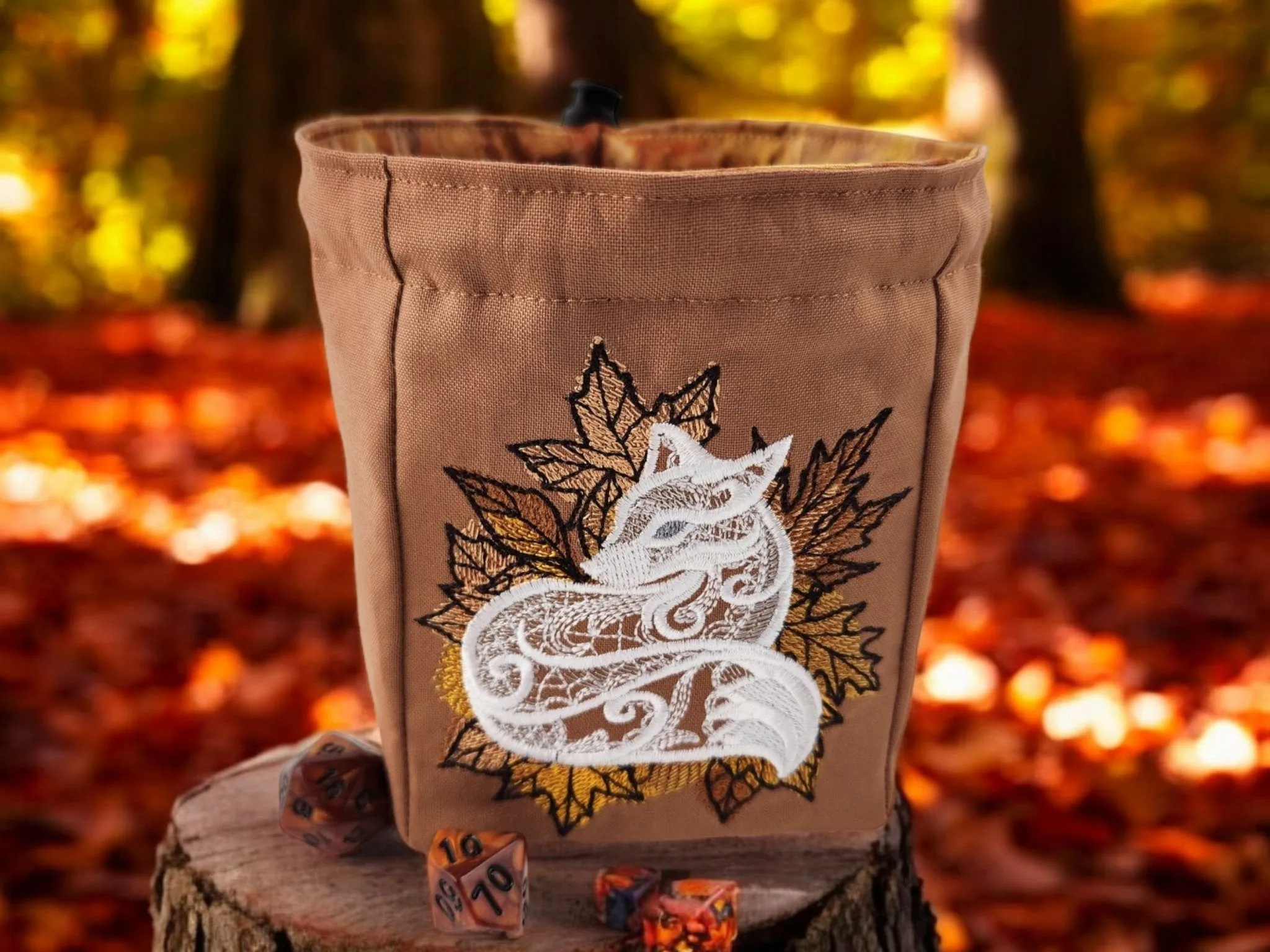 Fox vixen dice bag