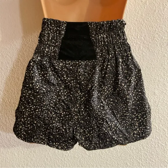 Free People The Way Home Summer Leopard Print High Waist Shorts