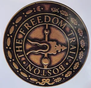 Freedom Trail Medallion Sticker