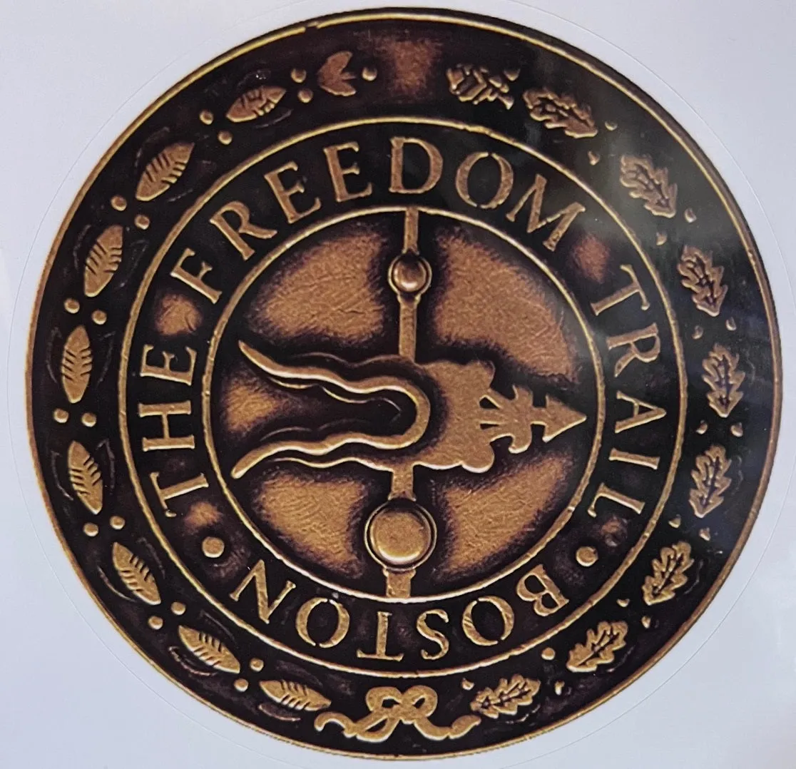 Freedom Trail Medallion Sticker