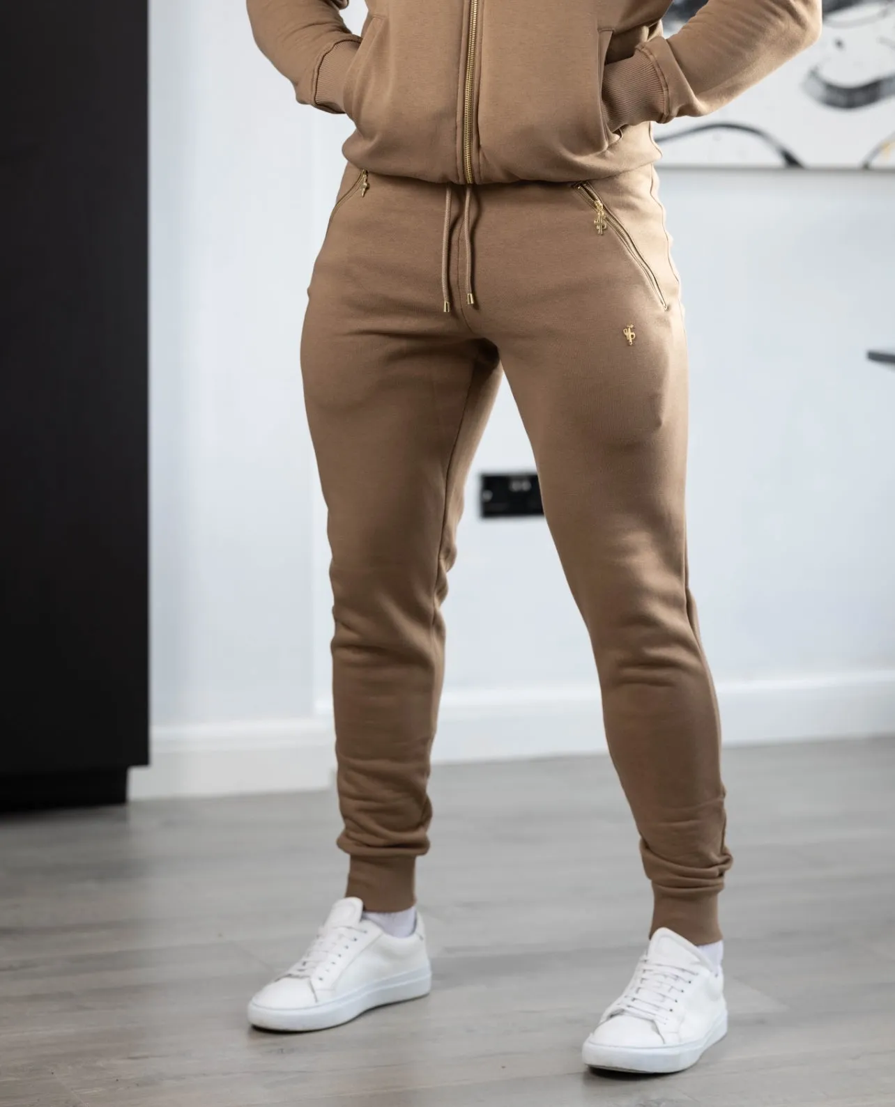 FS Taupe / Gold Bottoms with Zipped Pockets - FSH1254