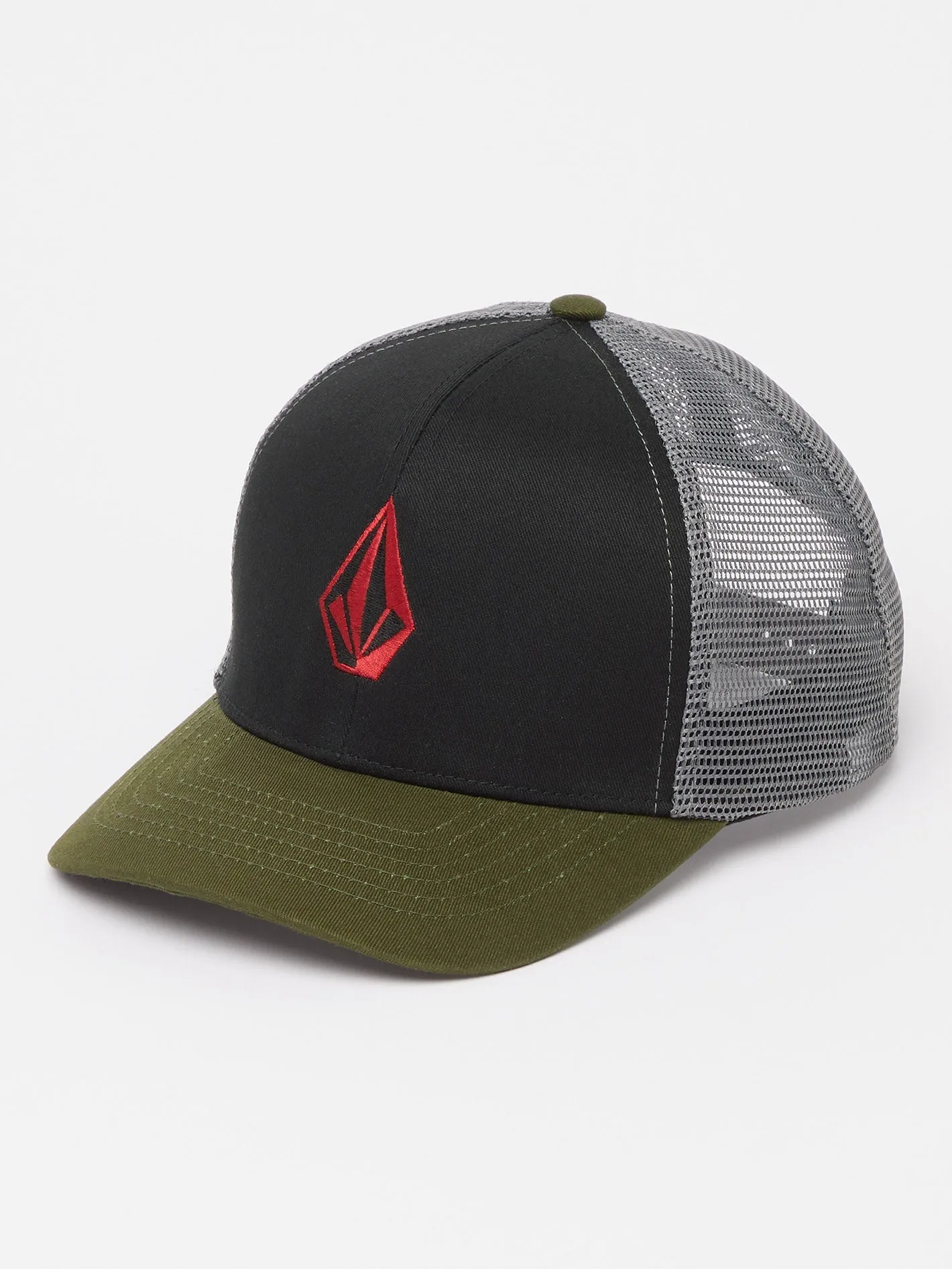 Full Stone Cheese Cap - CRIMSON - (KIDS)