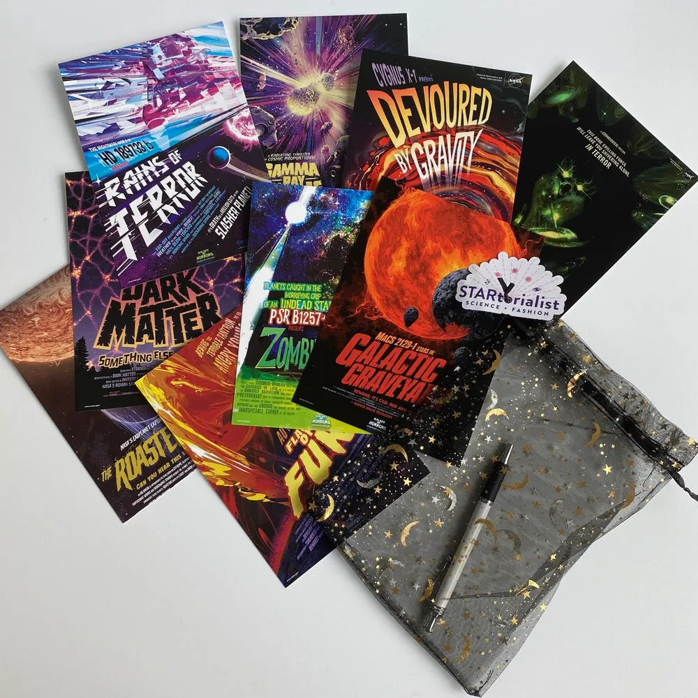 Galaxy of Horrors NASA Postcard Set