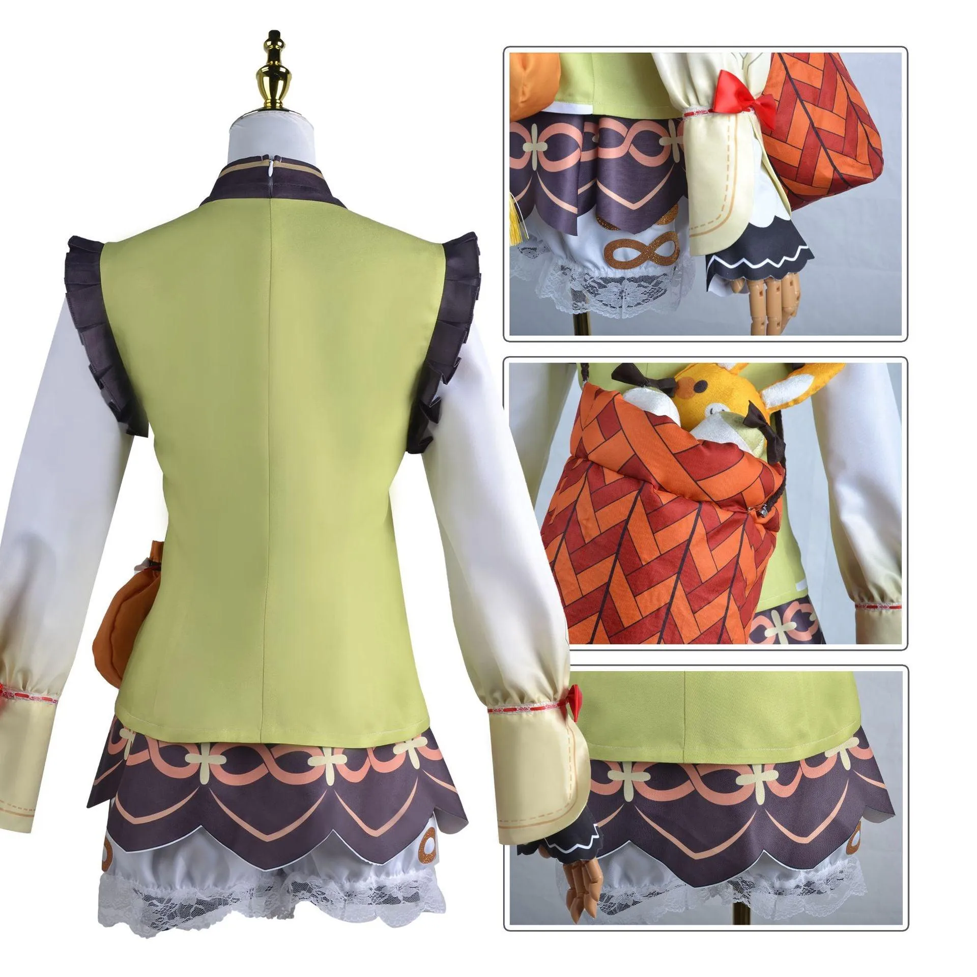 Game Genshin Impact Yao yao Cosplay Costume