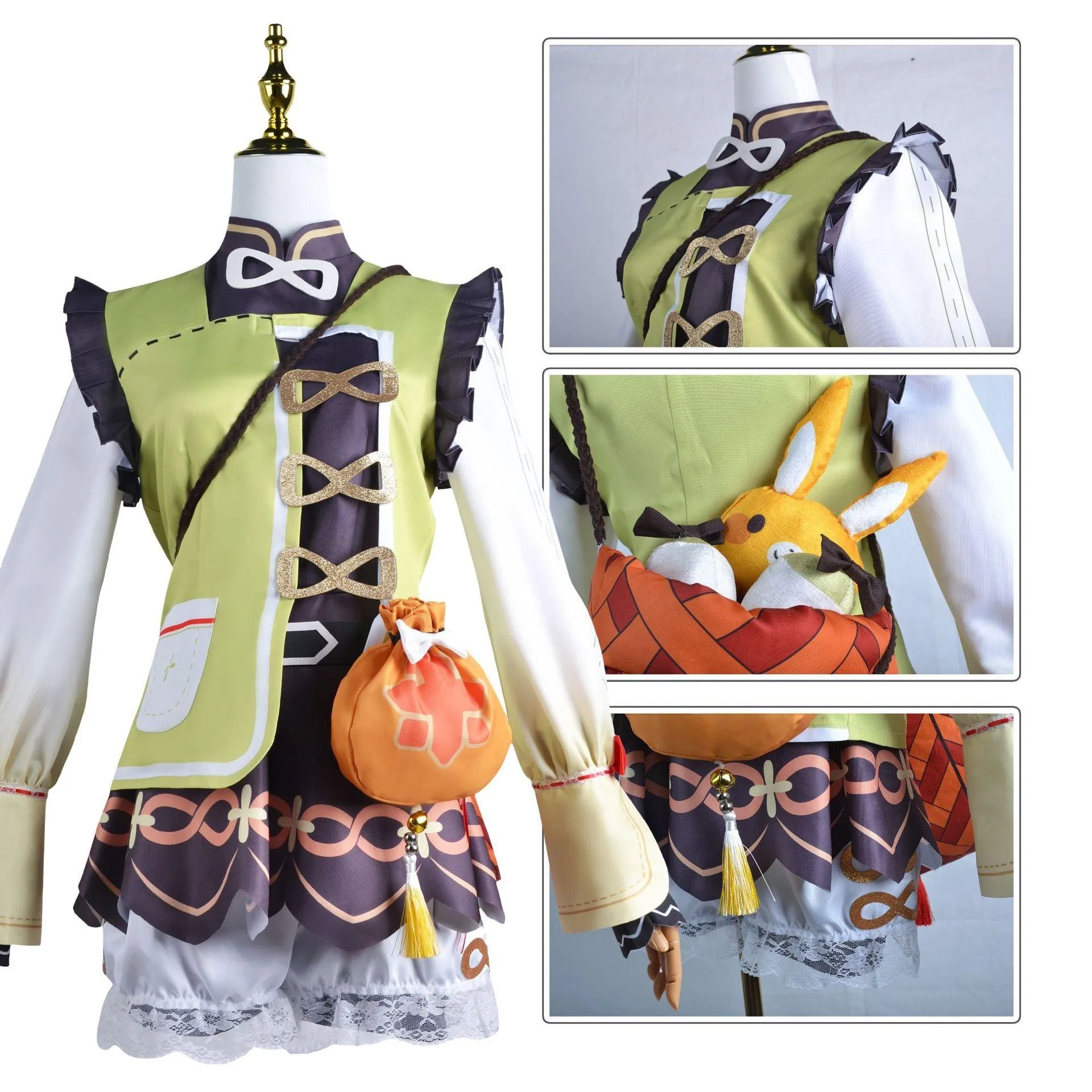Game Genshin Impact Yao yao Cosplay Costume