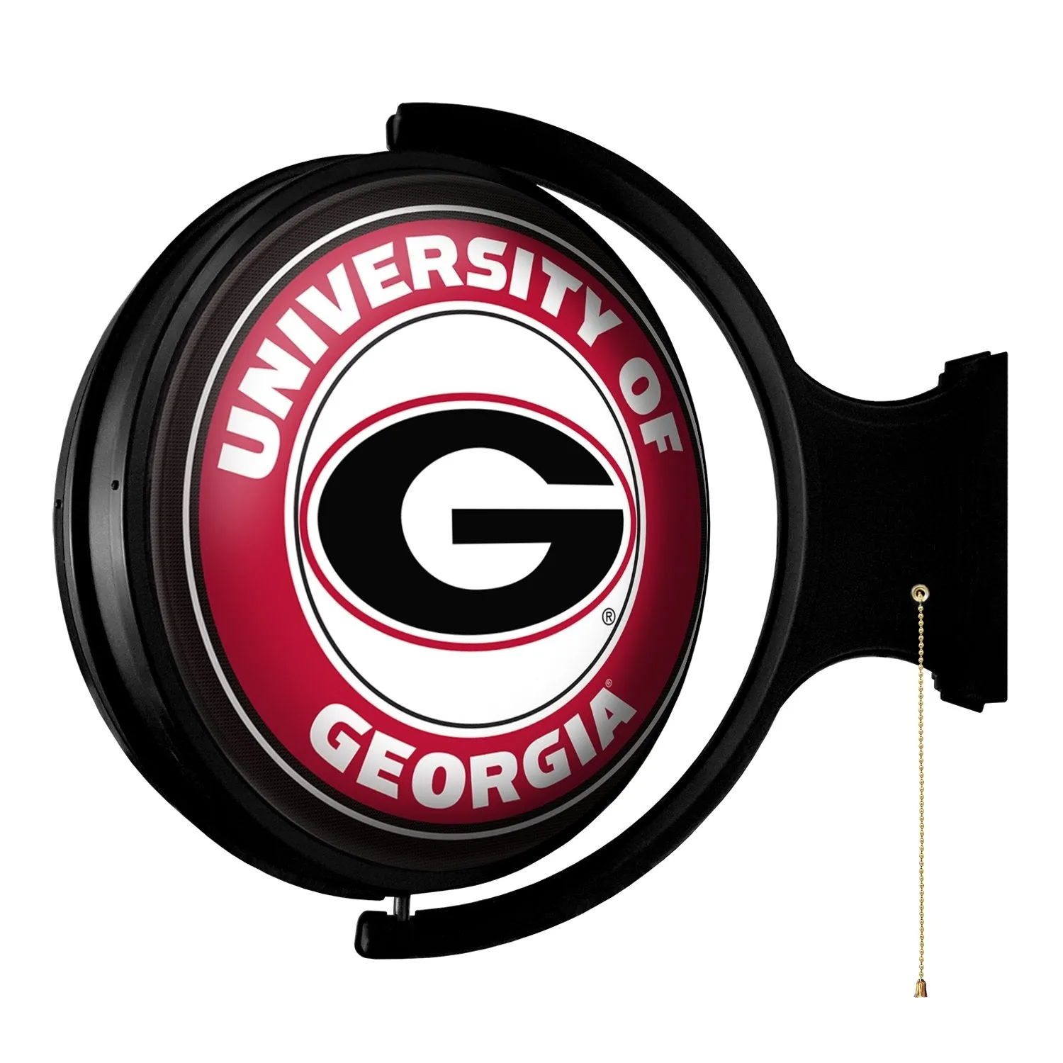 Georgia Bulldogs: Original Round Rotating Lighted Wall Sign
