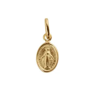 GIGI CLOZEAU- Petite Madone Pendant- 14k- Yellow Gold