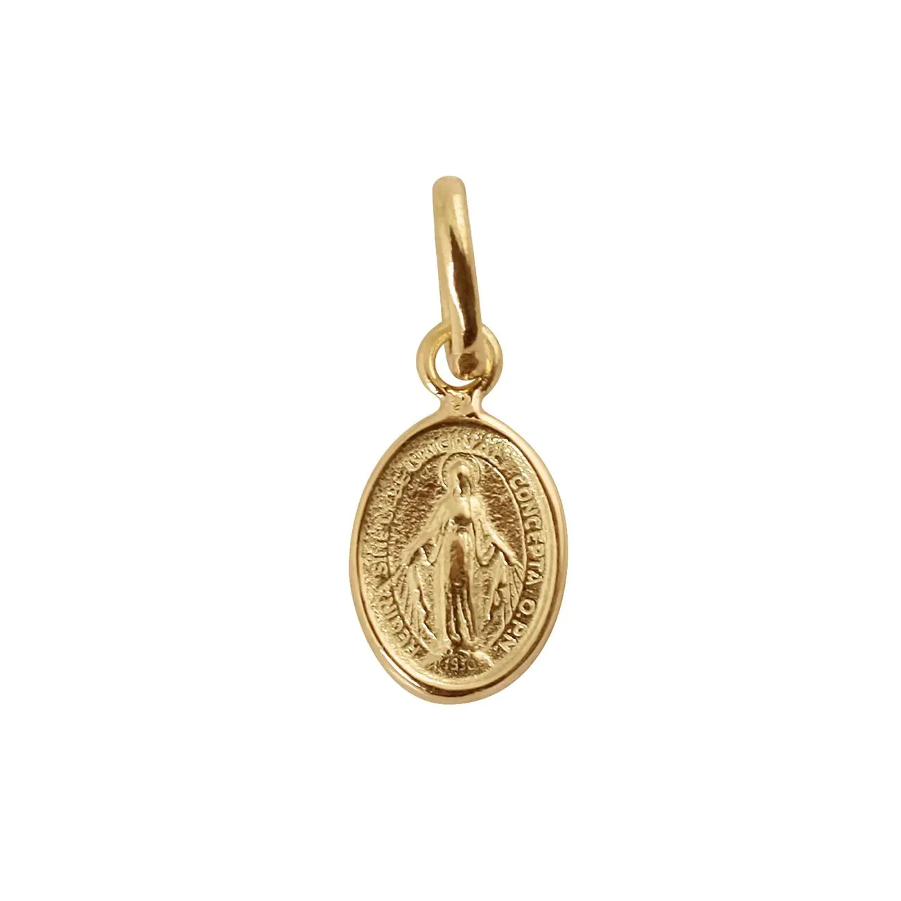 GIGI CLOZEAU- Petite Madone Pendant- 14k- Yellow Gold