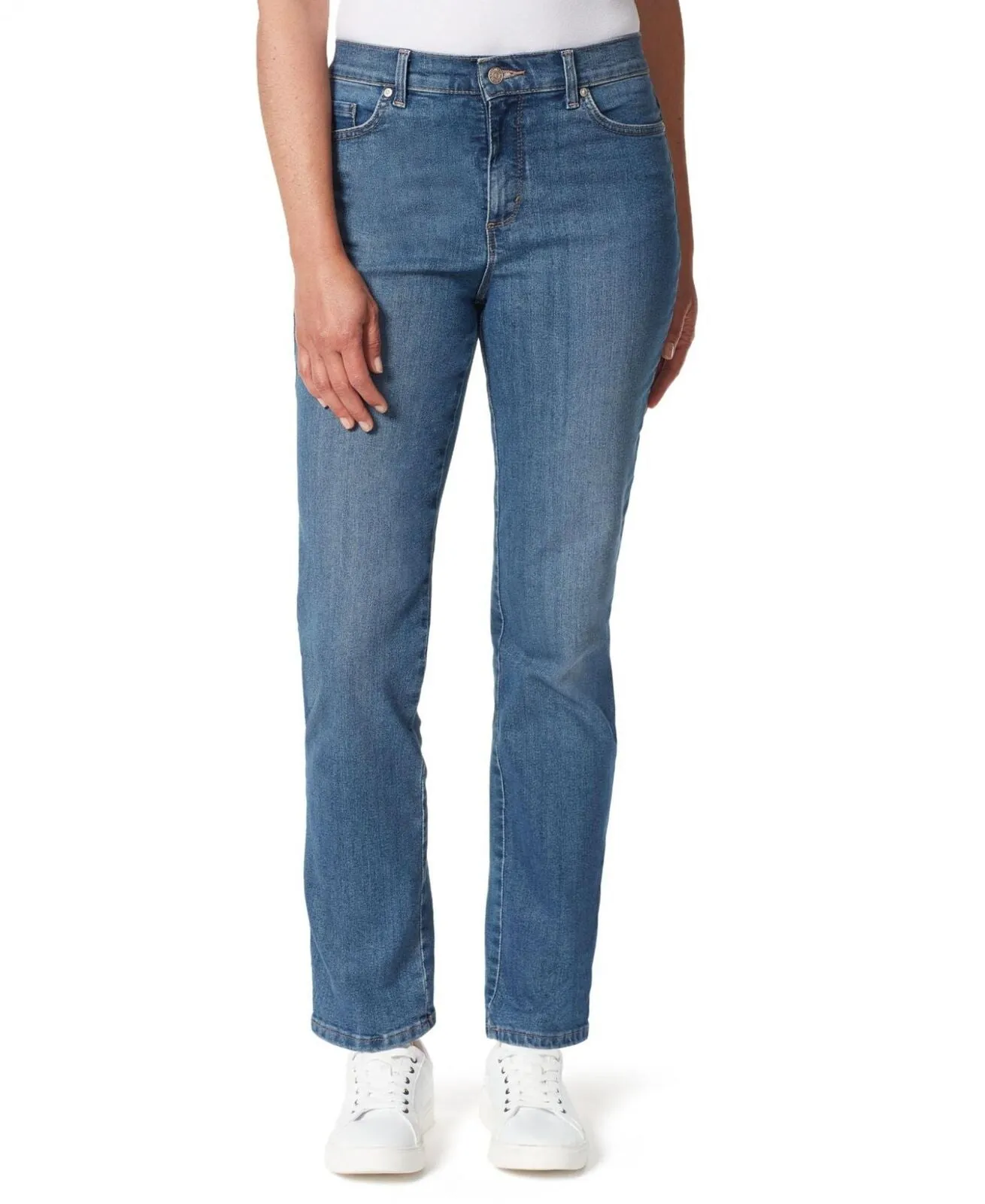 Gloria Vanderbilt Womens Petite Amanda Straight-Leg Jeans 30062701