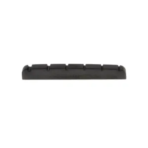 GraphTech Black TUSQ XL Slotted Nut ~ Flat Bottom
