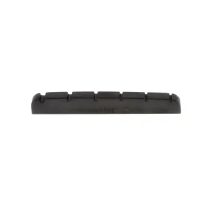 GraphTech Black TUSQ XL Slotted Nut ~ Flat Bottom