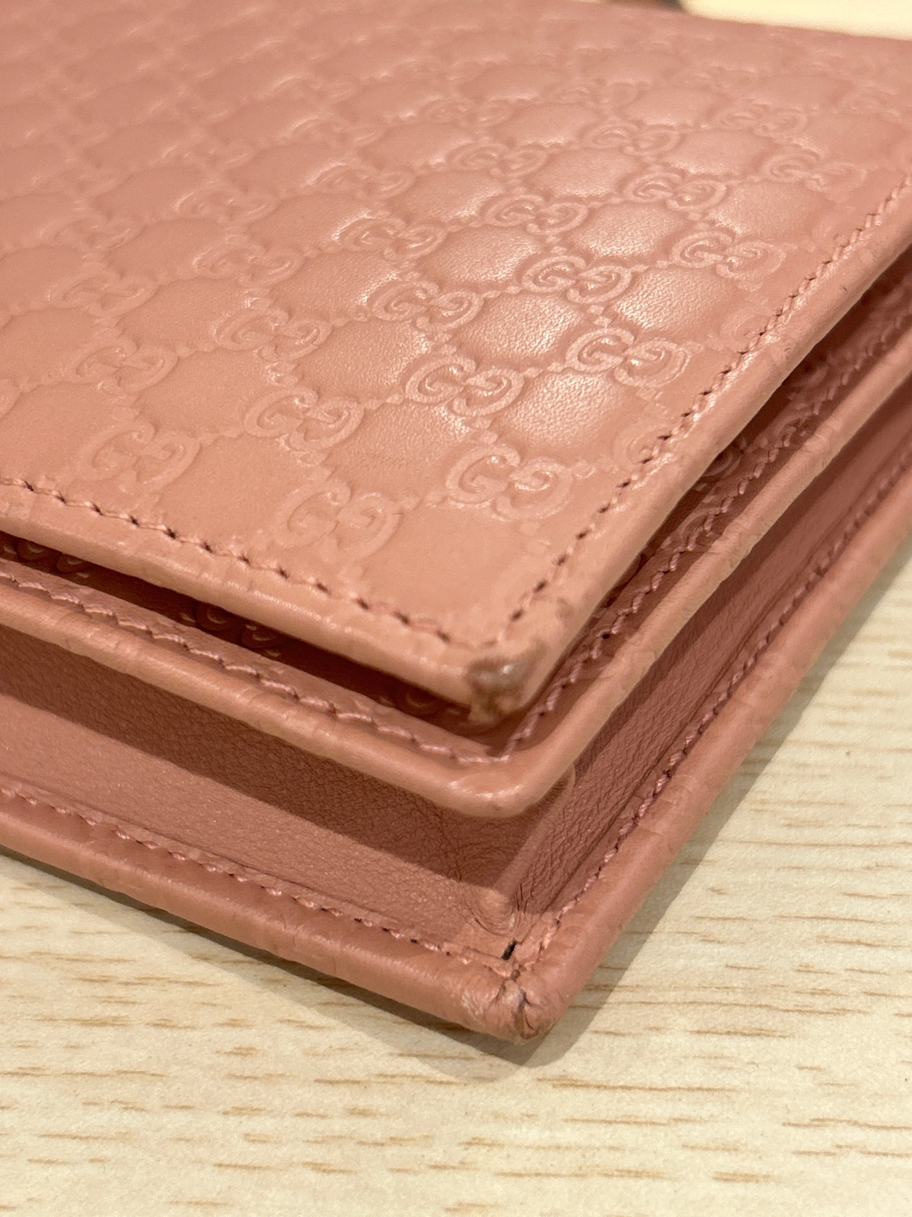 Gucci Bag, Soft Pink Microguccissima Crossbody