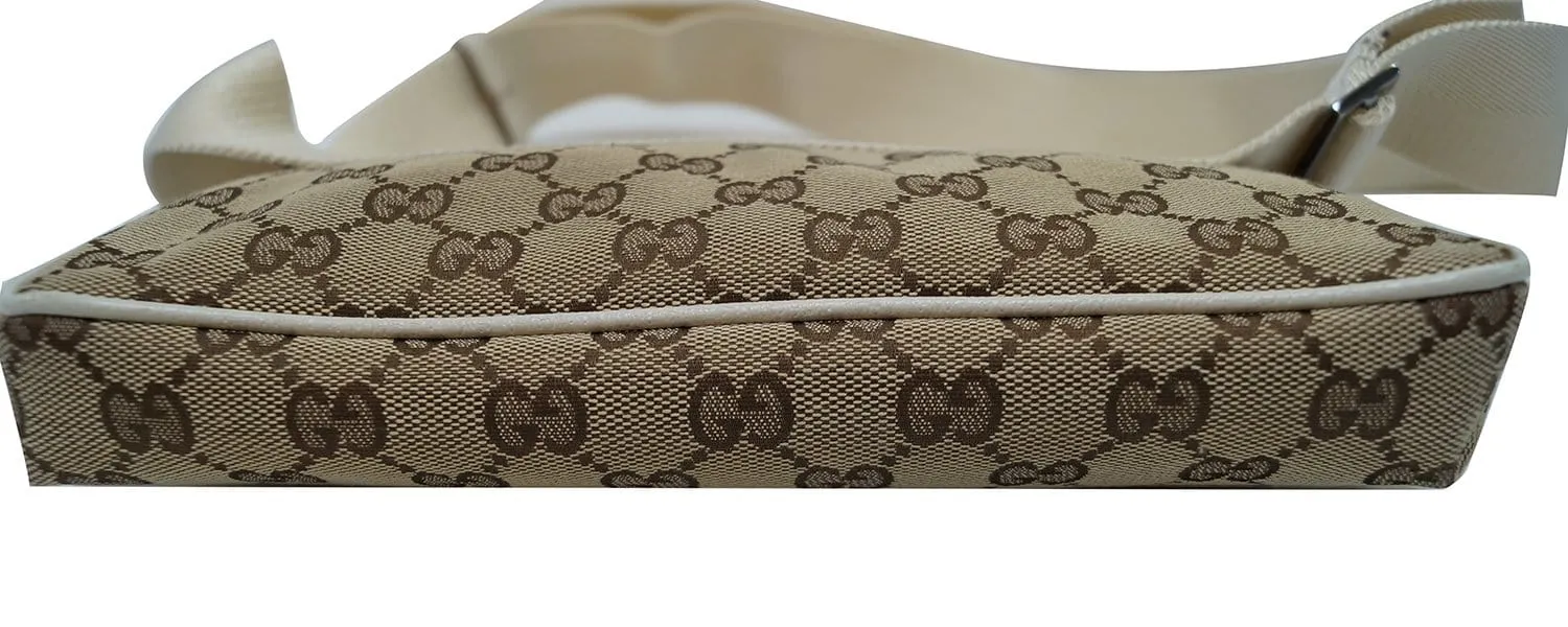 GUCCI GG Canvas Brown Waist Bum Bag 146304