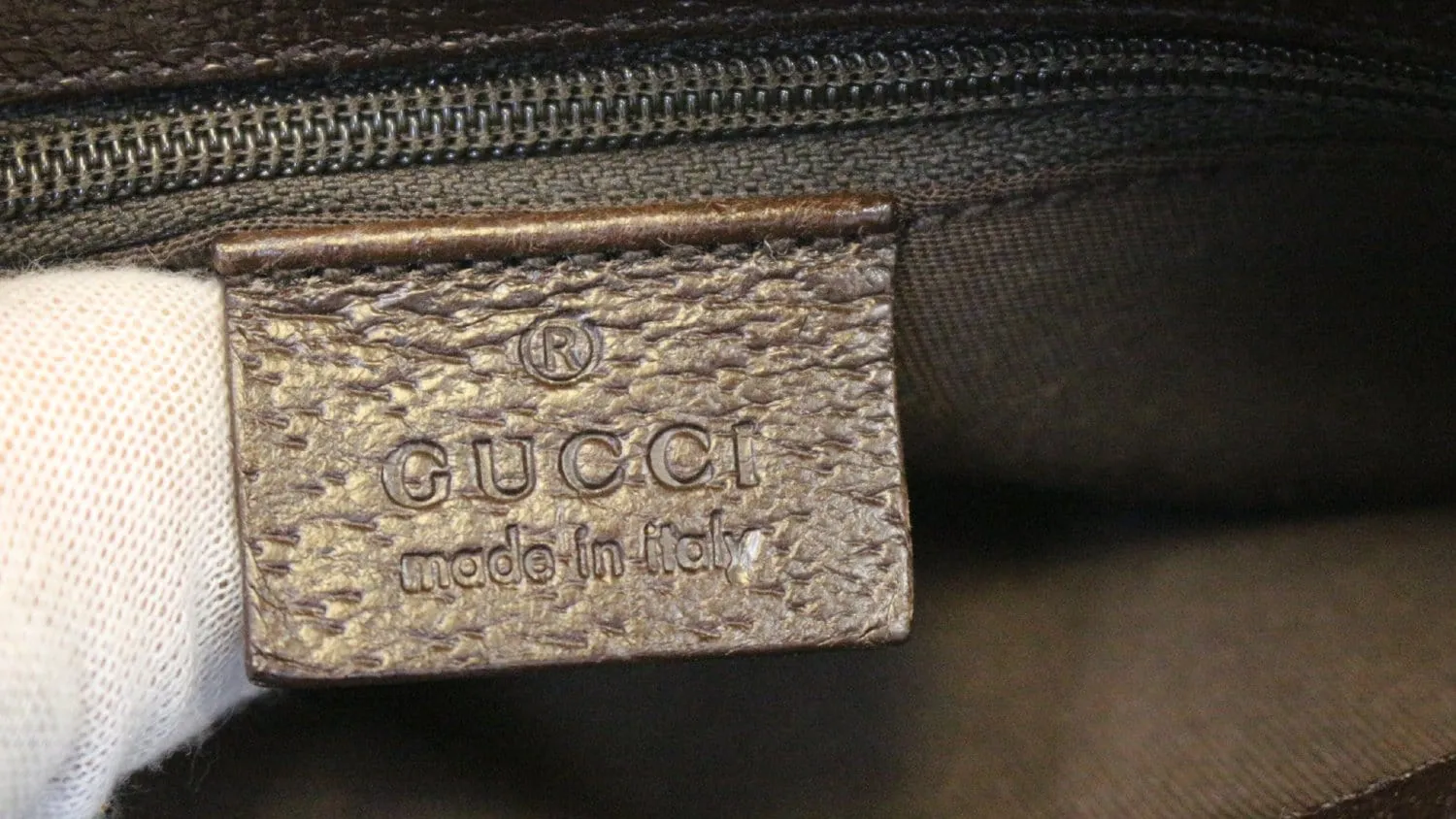 GUCCI GG Canvas Brown Waist Bum Bag