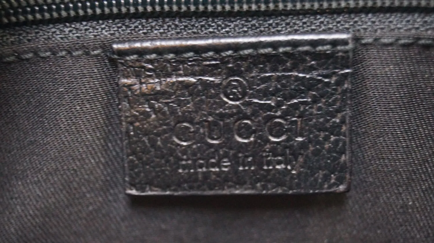 GUCCI GG Monogram Black Waist Bag 131236