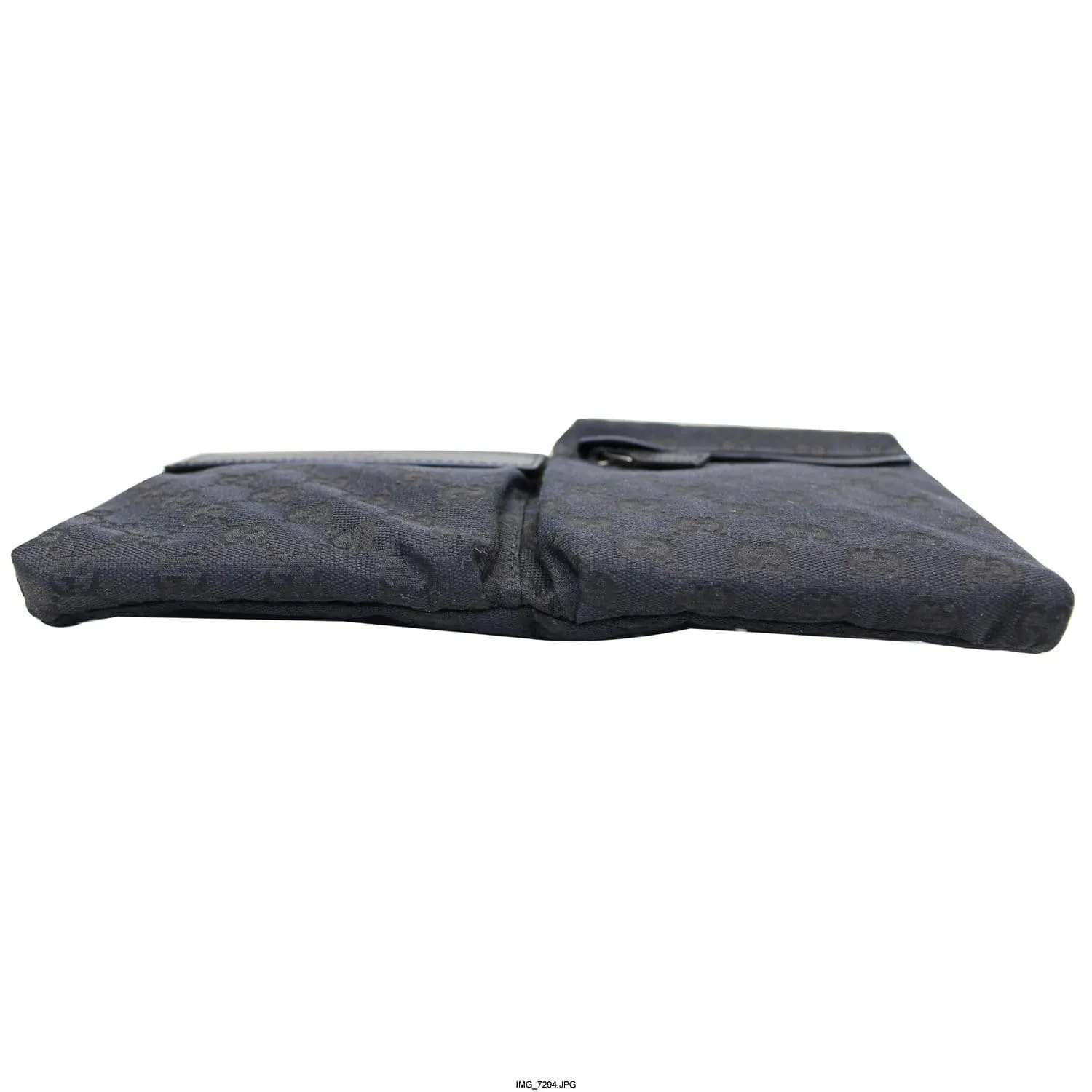 GUCCI Monogram Waist Bum Bag Black 28566