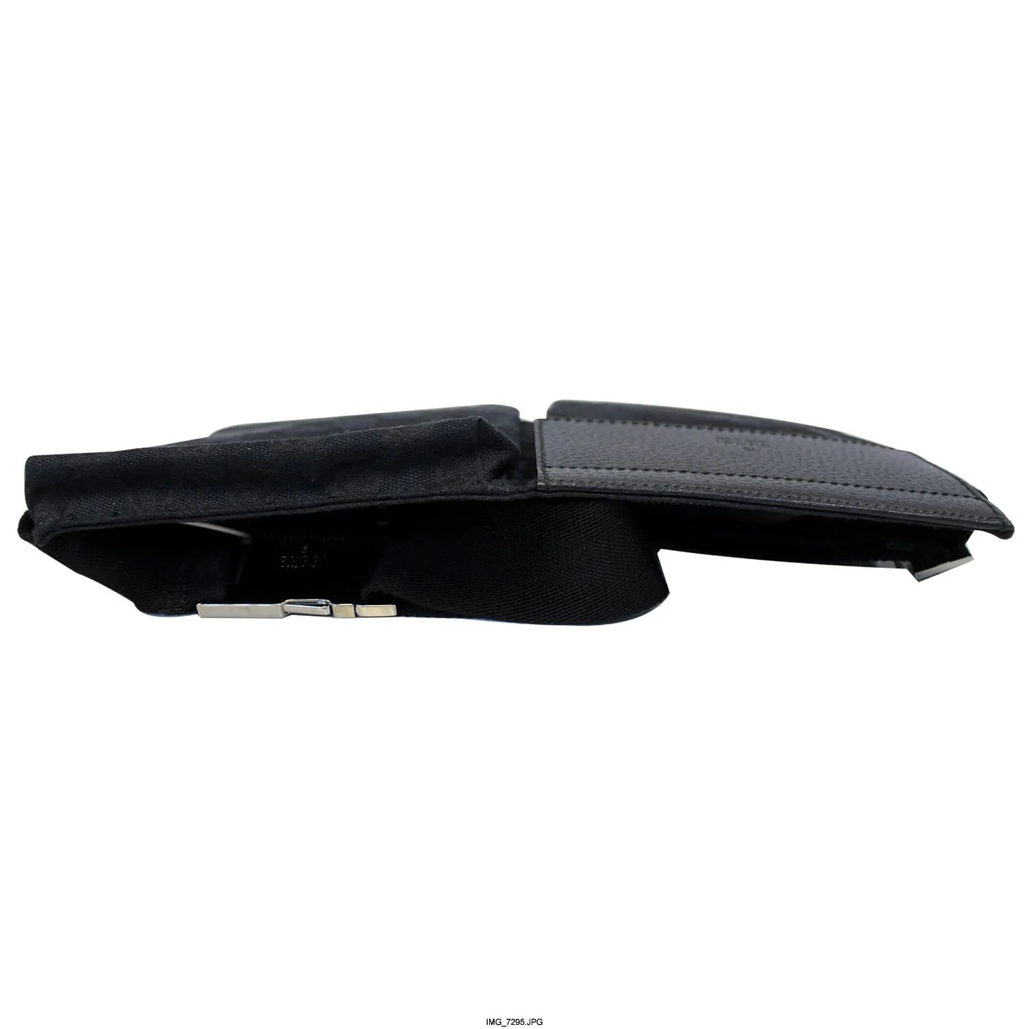 GUCCI Monogram Waist Bum Bag Black 28566