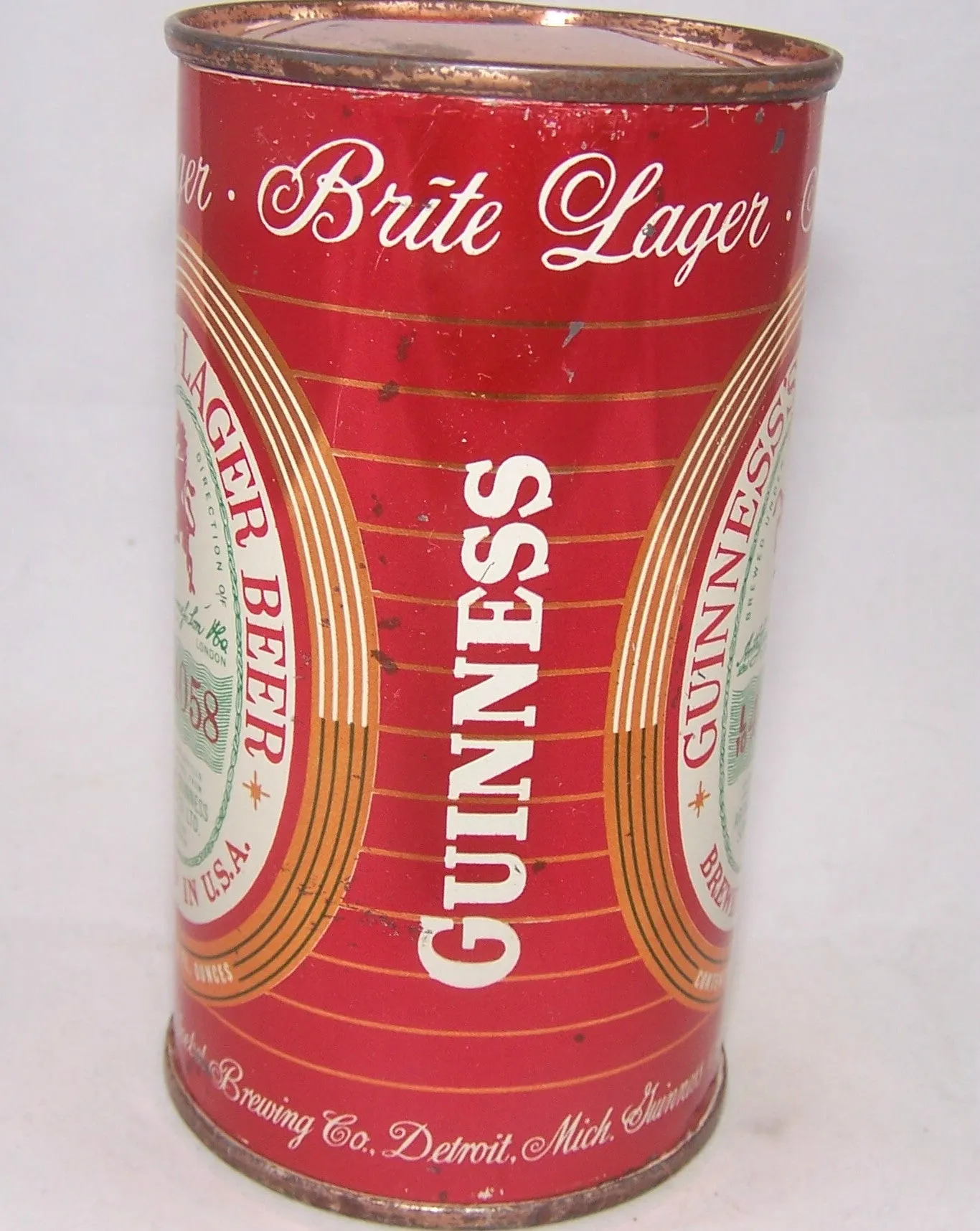 Guinness's Lager Beer (44058) USBC Not Listed, Grade 1 to 1/1  Sold on 03/19/17